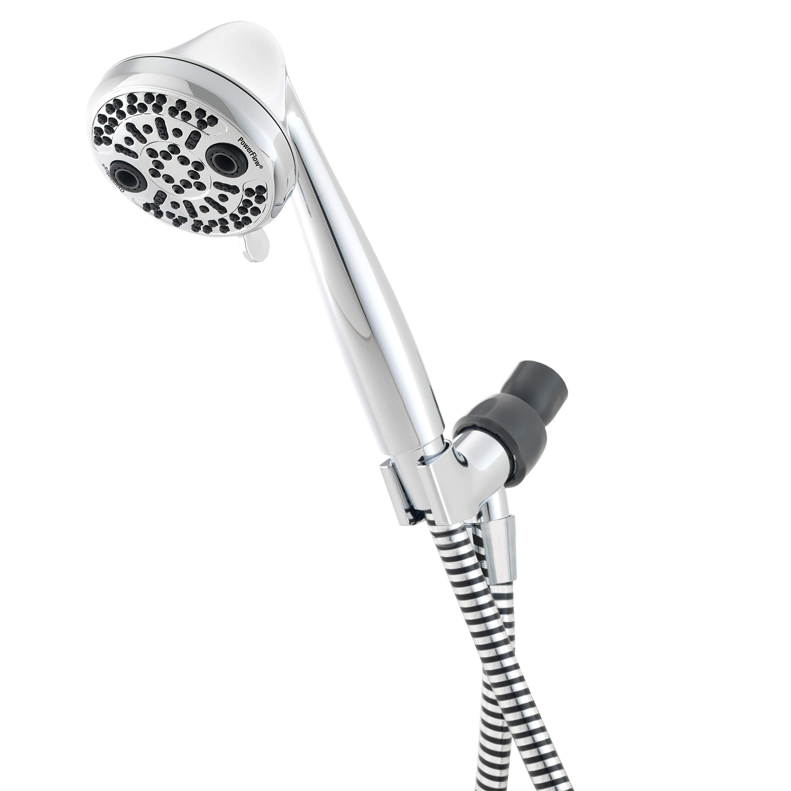 Oxygenics 87146 PowerFlow Chrome Handheld Shower Head - Hand Held